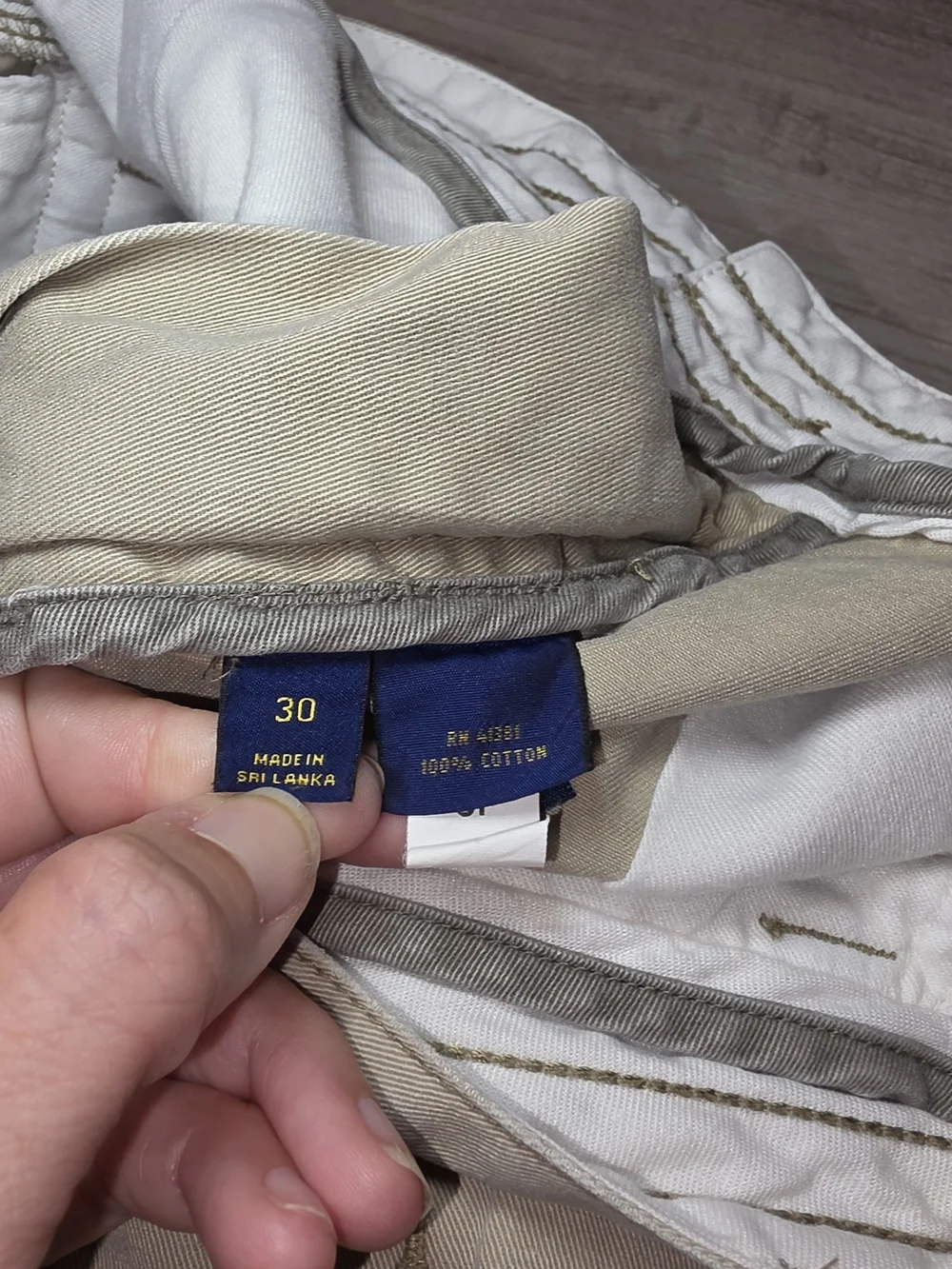 Polo Ralph Lauren Cargo Shorts Bundle Men's Olive And Tan Size 30 B7